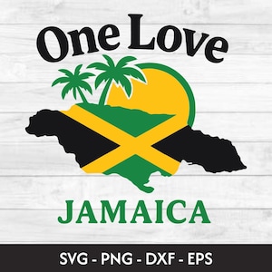 One Love Jamaica PNG & SVG, Jamaica One love SVG, Jamaican Vacation svg, Rasta svg, Peace and Love Jamaica Digital Download