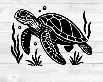Havssköldpadda Svg Tribal Sköldpadda Svg Sköldpadda Ocean Svg Simsköldpadda png Sköldpadda clipart Strand Svg Cricut Silhuett