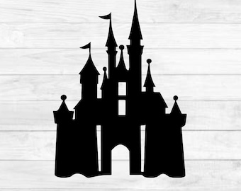 Magic Castle Cut Files for Cricut and Silhouette, Magic Kingdom Svg, Castle Clipart, dxf, Digital Download