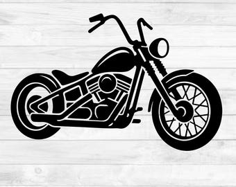 Motorcycle Clipart, Motor Bike SVG, Motorcycle SVG for Cricut, Bike T-shirt, Digital Silhouette Download