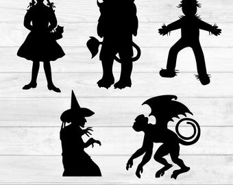 Magical Wizard SVG Bundle for Cricut, Wizard of Oz Clipart, Fairy Tale PNG, Cricut Digital Files, Wizard of Oz Download, Oz-Themed Designs