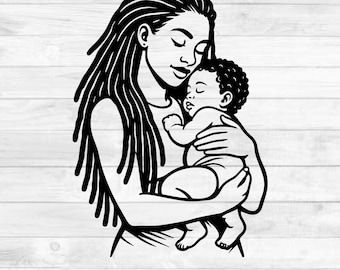 Afro Woman SVG, Woman Head Svg, Afro hair Svg, Black woman Svg, Afro Womans Head Clipart, Woman Face Silhouette, File for cricut, Png, Eps
