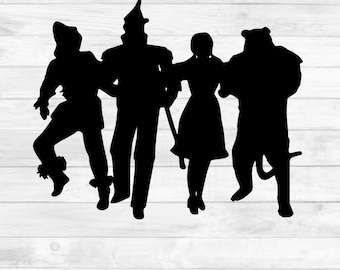 Wizard of Oz SVG Designs,  Magical Wizard PNG, Cricut Files, Fairy Tale Clipart, Wizard of Oz Art, Digital Download, Wizard of Oz clipart