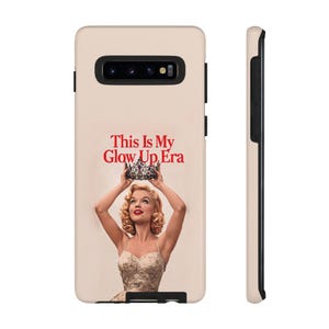 Marilyn Monroe Glow Up Phone Case - This Is My Glow Up Era, Stylish Phone Cover, Inspirational Gift, Trendy Mobile Accessory, Vintage Glam