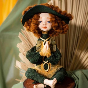 Figura de muñeca caprichosa - Estatua en miniatura hecha a mano