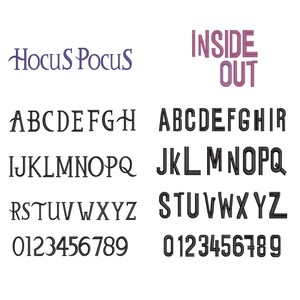 Embroidery Fonts Bundle, BX Fonts, Alphabet, Numbers, Monogram (digital ...