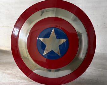 Captain America Shield Wall Decor | Superhero Metal Shield | Marvel Inspired Home Decor