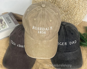 Neutral Baseball Caps-Customizable baseball caps-Unique Custom Caps-Sorority Caps-Father's Day Gifts for Dad-Personalized Duck Caps