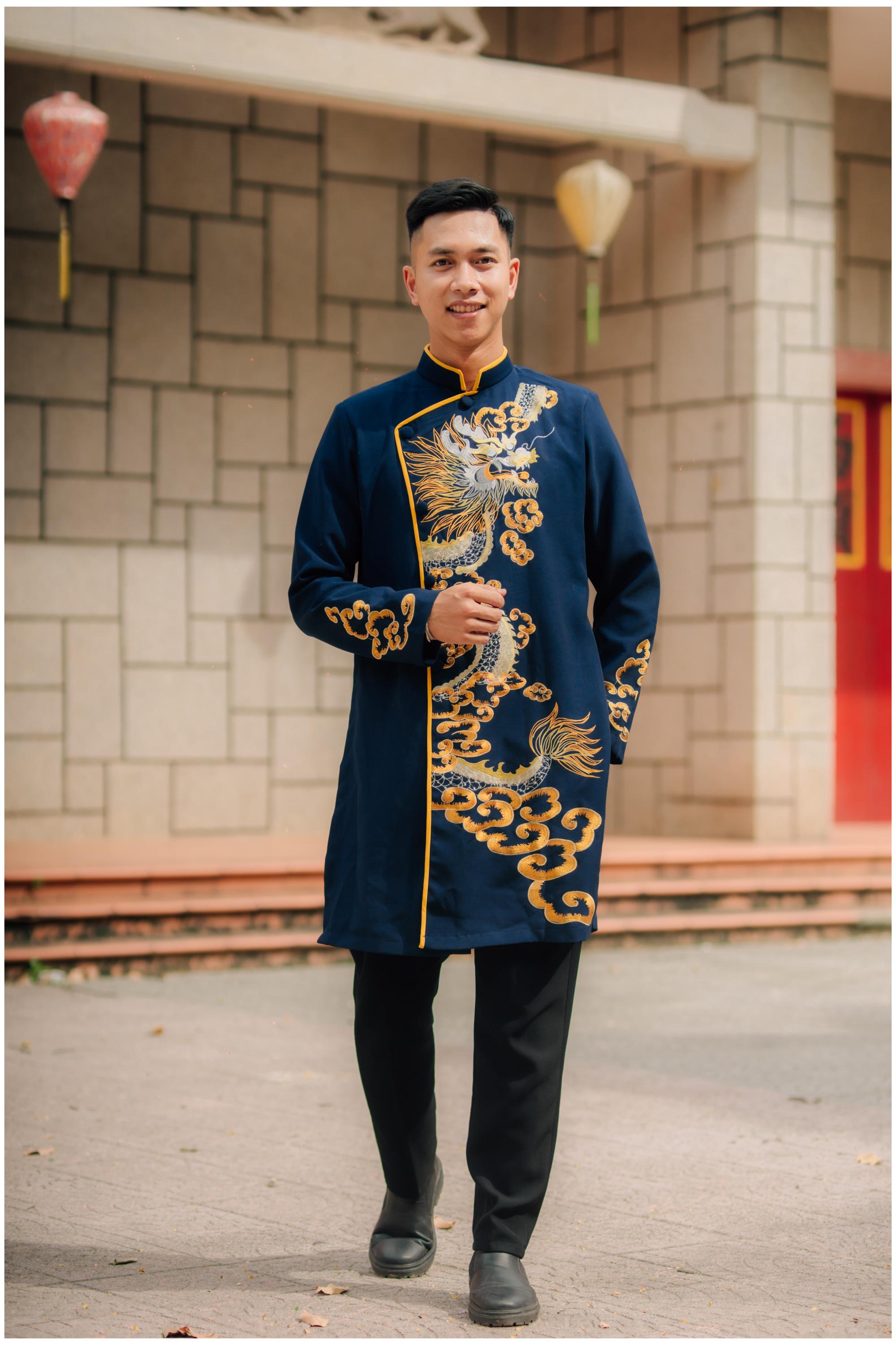 chinese new year dress code men Chinese Wedding Groom Outfit | Chinese Changshan | Male Chinese Wedding Jacket
