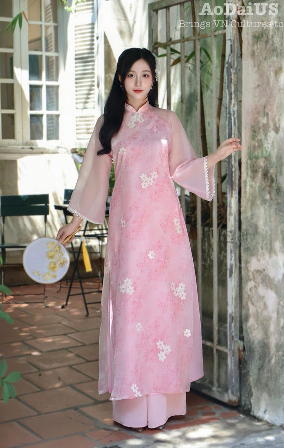 white lace pink chiffon dress Pink Chiffon and White Lace Straps A-line Prom Dress, Long Chic Evenin