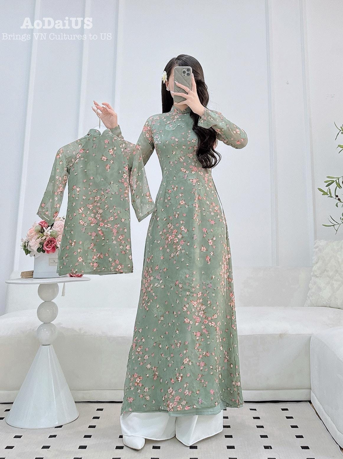 floral formal dress short Formal Prom Dresses Short Sleeves Floral Long Formal Gown cg21259 –  classygown main image 1