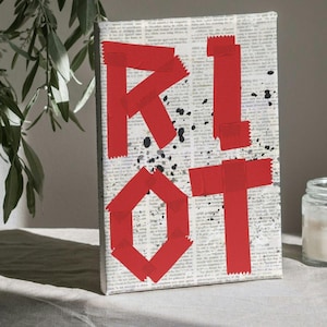 Riot Grrrl Kunstdruck: Y2K Punk Texture (Digitaler Download)