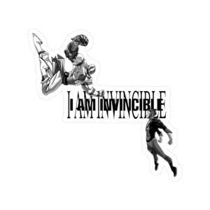 I AM INVINCIBLE sticker (battle)