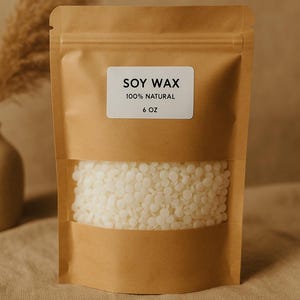 Premium Soy Wax for Candle Crafting | Natural & Vegan | Smooth Melt, Clean Burn | Ideal for DIY Projects