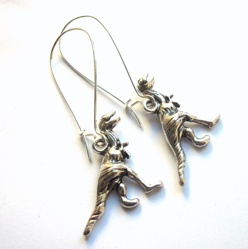Dinosaur Earrings Silver Plated Nickel And Lead Free Boho Jewellery image 3