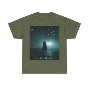 Batman silhouette Tee | Gotham night graphic t-shirt image 5