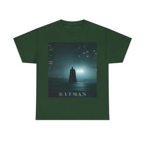 Batman silhouette Tee | Gotham night graphic t-shirt image 6