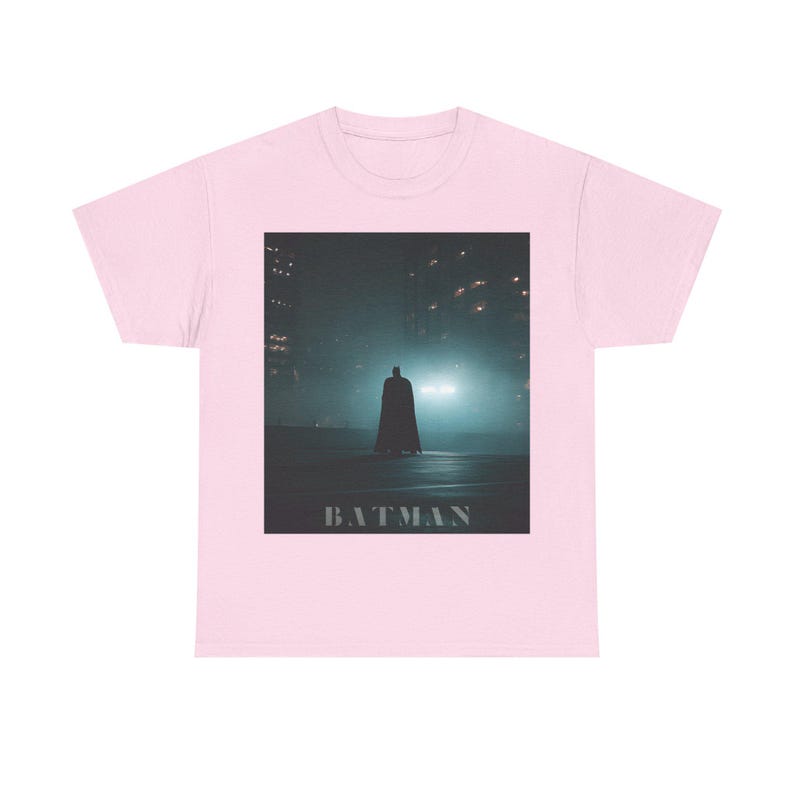 Batman silhouette Tee | Gotham night graphic t-shirt image 10