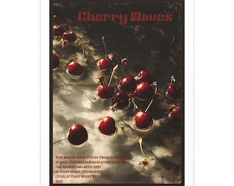 Póster de Cherry Waves de Deftones, decoración de pared estética para el hogar y la oficina, regalo musical, póster de Deftones