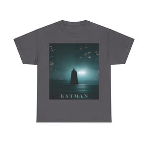 Batman silhouette Tee | Gotham night graphic t-shirt image 8