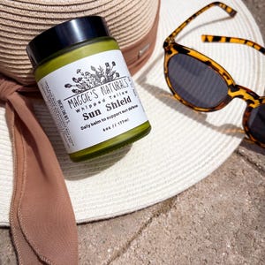 Sun Shield Balm – Natural Sun Balm with Zinc & Tallow | Non-Toxic Sun Protection | Organic Cold-Pressed Oils | Summer Skincare