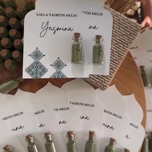 Carte cadeau personnalisée, invitation de nuit au henné, carte de remerciement