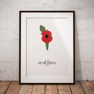 Poppy Appeal Remembrance Poster: British Charity Artwork