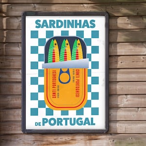 Sardinen Poster aus Portugal: Kitchen Cafe Wall Art