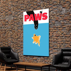 Tassar filmen kattkonsttryck: du kommer att behöva en större skål