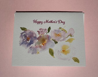 Loose Florals, Watercolor, Mother's Day