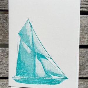 Cerulean Sailboat
