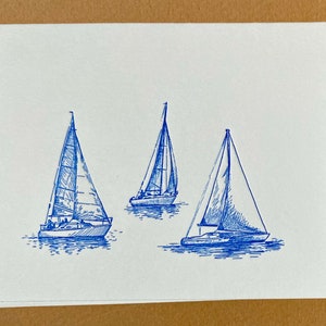 Three Sailboats
