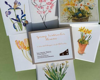Watercolor Spring Flowers