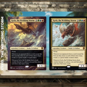 Xyris, der sich windende Sturm - Premium Custom MTG Karte | Volle Kunst oder gerahmt | Kommandant /EDH Bereit