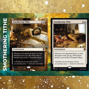 Smothering Tithe - Premium benutzerdefinierte MTG Karte | Volle Kunst oder gerahmt | Kommandant /EDH Bereit