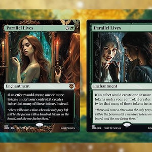 Parallel Lives Proxy – Carta MTG personalizzata premium / Immagine intera o incorniciata / Commander / EDH Ready
