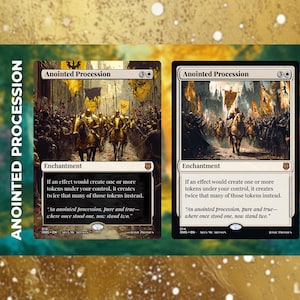 Processione Unta – Carta MTG Premium Personalizzata / Immagine Completa o Incorniciata / Commander / Pronta per EDH