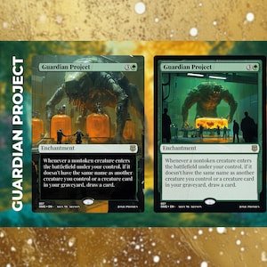 Guardian Project – Premium benutzerdefinierte MTG Karte | Volle Kunst oder gerahmt | Kommandant /EDH Bereit
