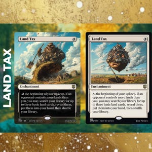 Land Tax Proxy – Premium Custom MTG Card | Full Art or Framed | Commander / EDH Ready