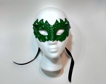 Masque de mascarade de dragon, masque de mascarade de lizzard, masque de costume de dragon, masque de dragon pour enfants, masque de dragon pour enfants, masque de dragon vert
