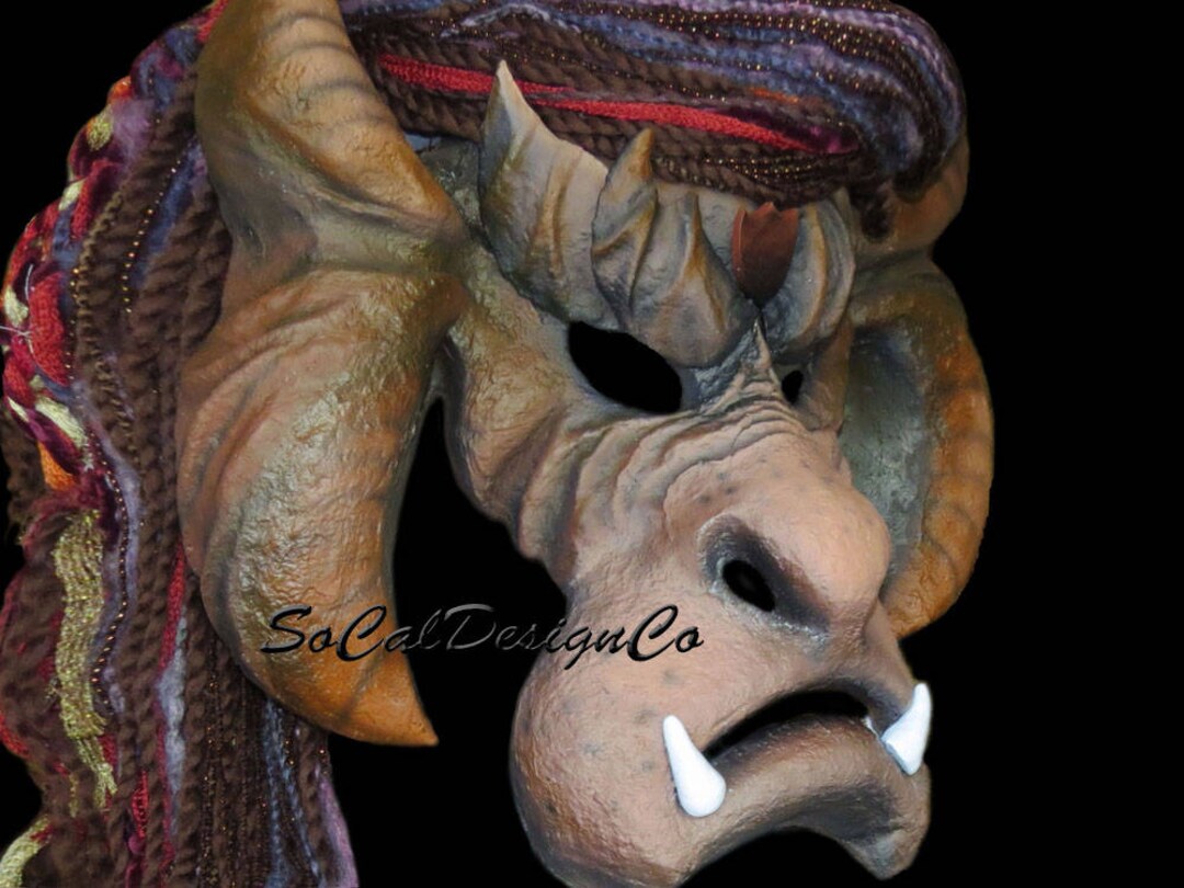 Custom Mask, Custom Halloween, Mask, Custom Beast Costume, Custom Devil