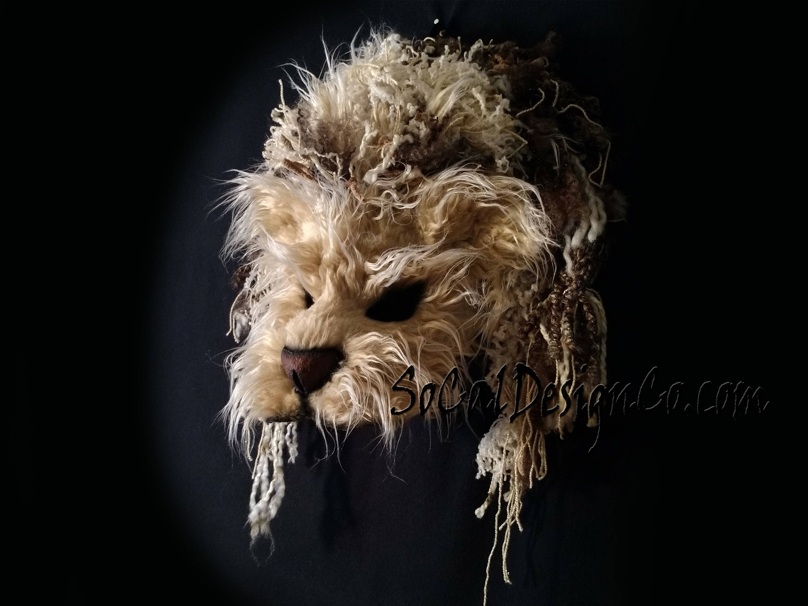 Custom Lion Mask, Commissioned Animal Mask, Lion Mask, Custom Animal Mask, One of a Kind Mask, Lion Masquerade Mask, Cat Mask, Masquerade