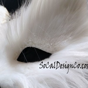 Cat Mask, Cat Mask Masquerade, Custom Cat Mask, Custom Animal Mask, White Cat Mask, Commissioned Cat Mask, Cat Costume Mask, Pet Play Mask