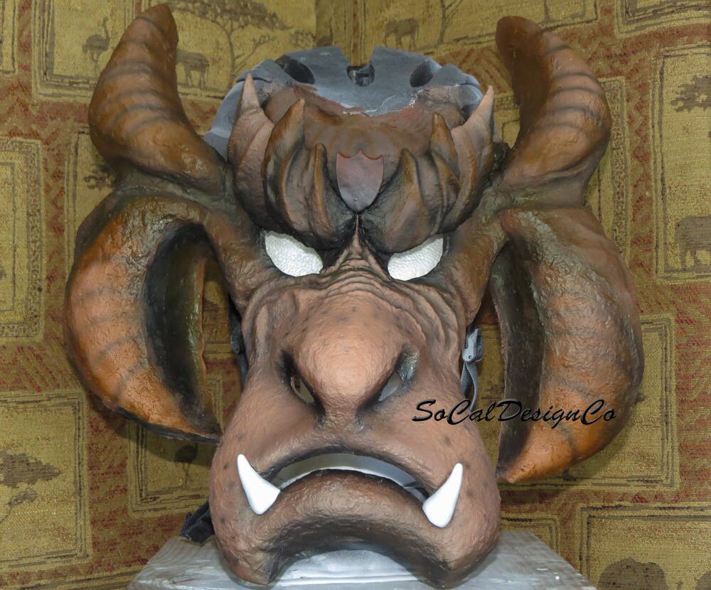 Custom Mask, Custom Halloween, Mask, Custom Beast Costume, Custom Devil ...