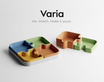 Varia – puzzle organizer with modular design