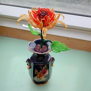 French beaded Flower