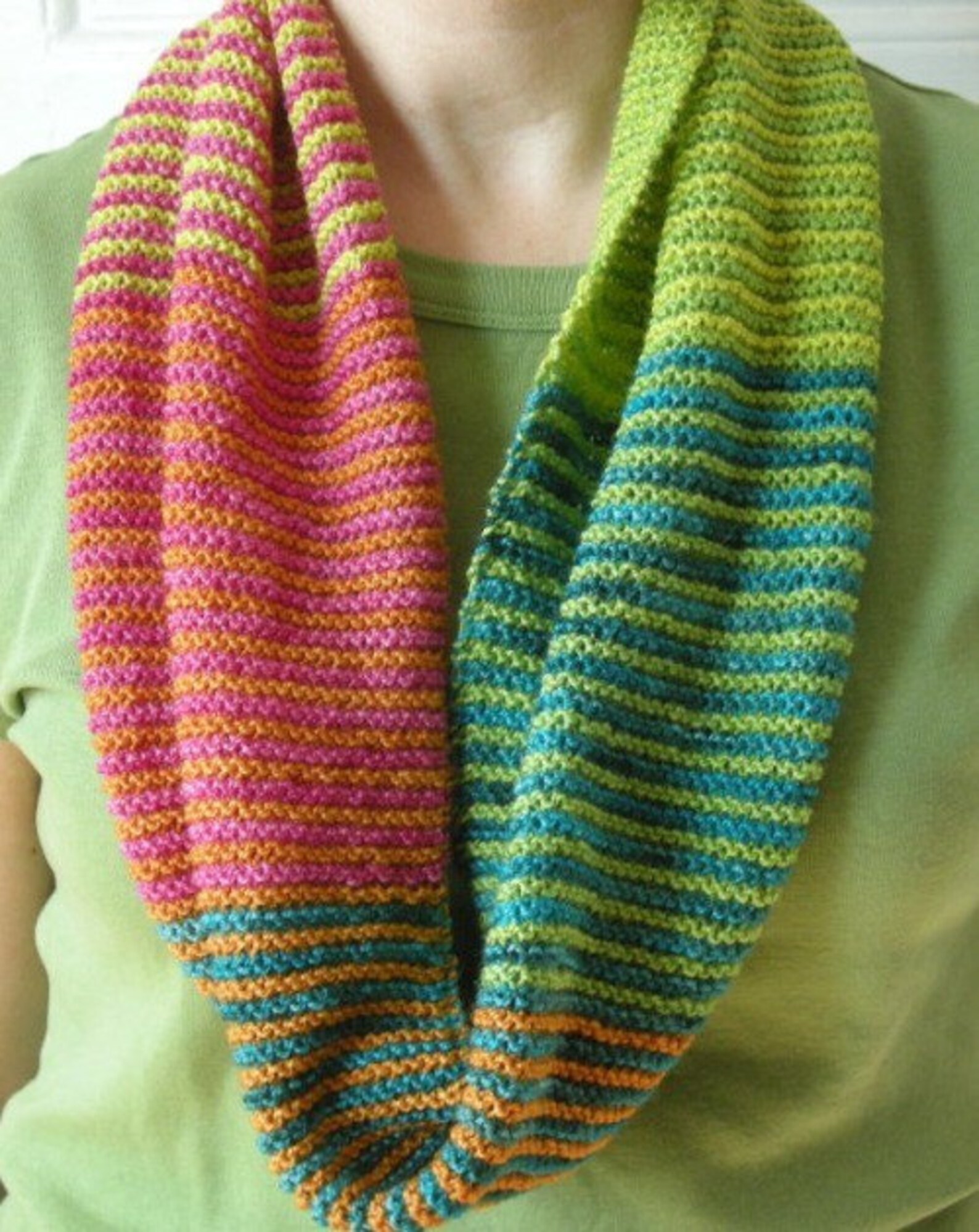 Color Block Stripes Scarf & Cowl - Etsy