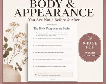 Manuale per la deprogrammazione dell'immagine corporea / Diario digitale dell'autostima / PDF contro la cultura delle diete / Strumento per l'accettazione e la guarigione del corpo