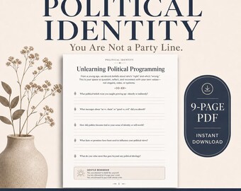 Manuale di deprogrammazione politica / PDF sul pensiero critico / Rivista sull'identità politica