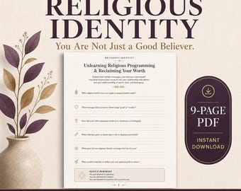 Manuale di deprogrammazione religiosa / Diario di decostruzione della fede in PDF / Strumento di riflessione spirituale